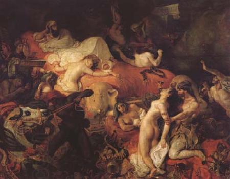 Eugene Delacroix La Mort de Sardanapale (mk32) oil painting picture